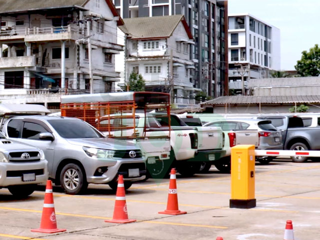 คิดเงินลานจอดรถ ระบบรับฝากรถ ภาพผลงานจากเช่าจอด