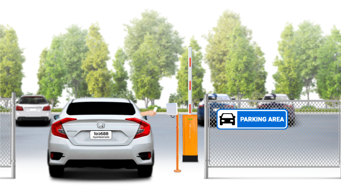 ระบบเช่าที่จอดรถขนาดเล็ก ระบบรับฝากรถรายเดือน